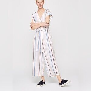 Pepe Jeans Linen Blend QUERINA Jumpsuit Size XS